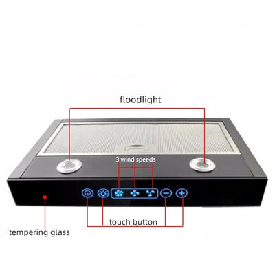 Modification Accessories Trailer Kitchen Range Hood Iveco Quanshun B- Type RV Mini Range Hood